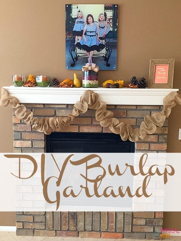 burlap garland