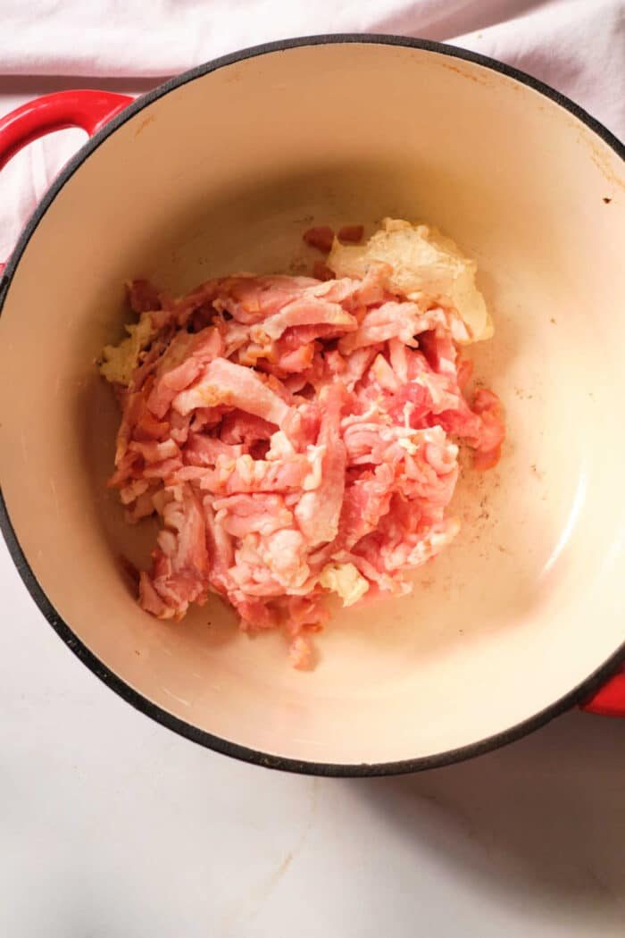 Dutch Oven Fried Cabbage
