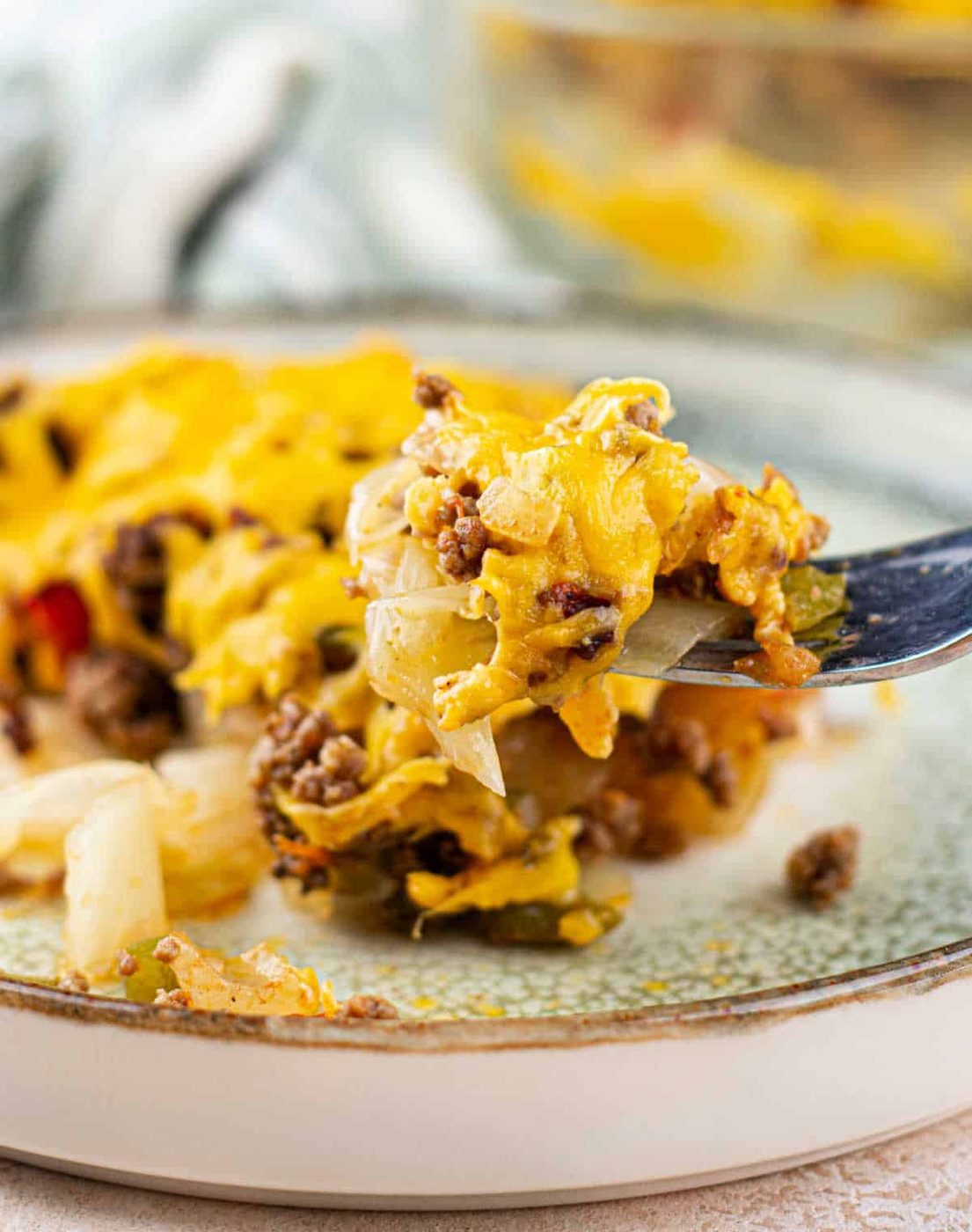Cabbage and Hamburger Casserole