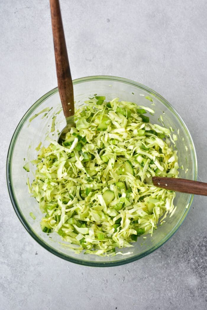 Green Cabbage Salad