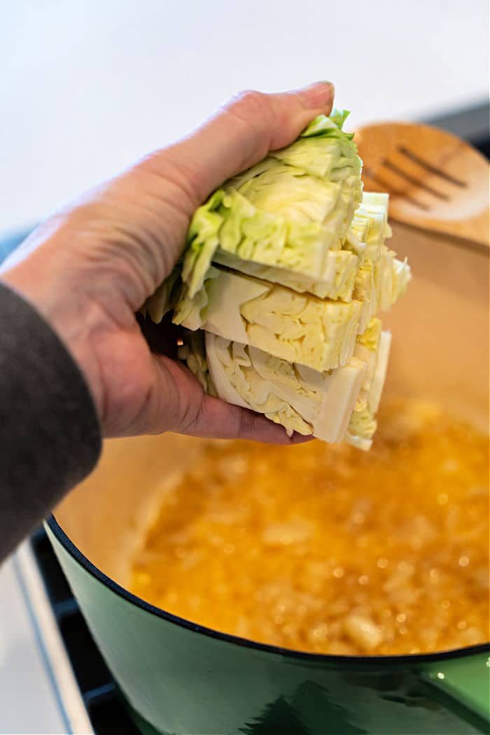 cabbage in dutch oven