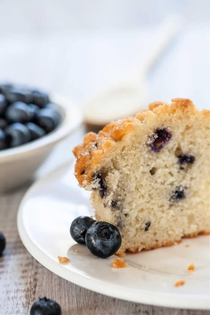 Cake Mix Blueberry Muffins
