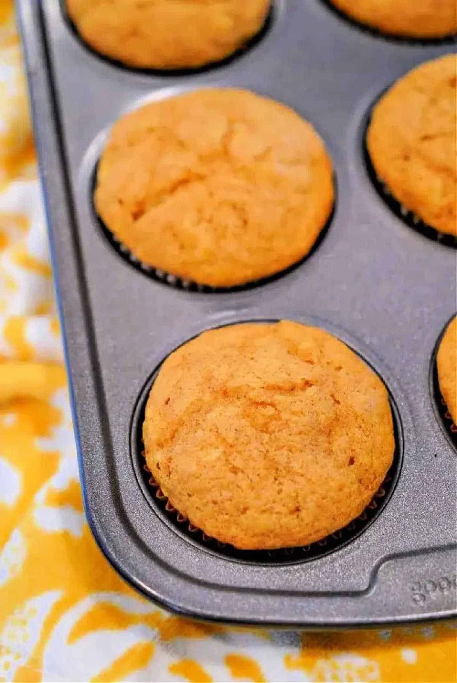 Cake Mix Pumpkin Banana Muffins