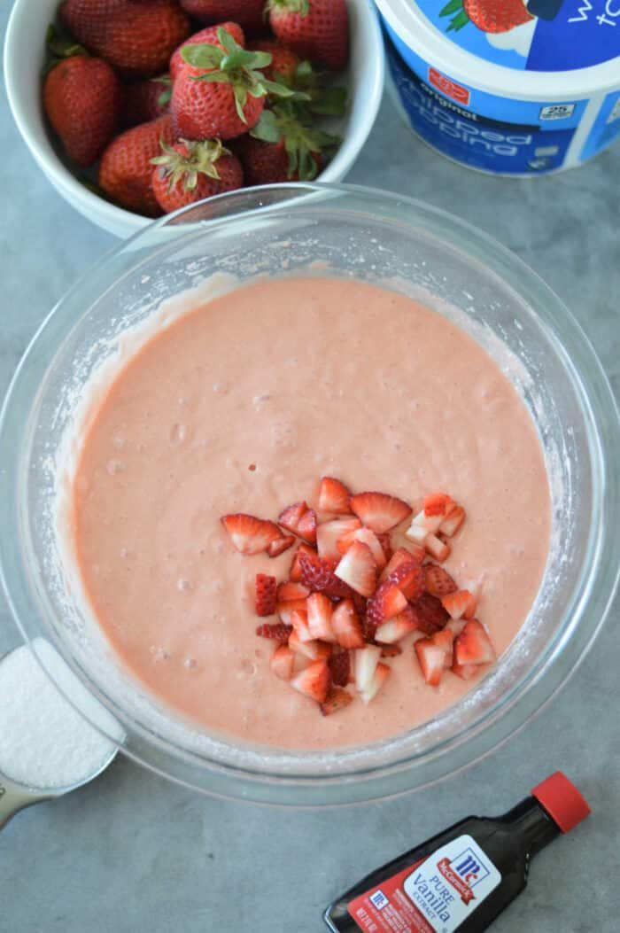 Strawberry Cake Mix Poke Cake
