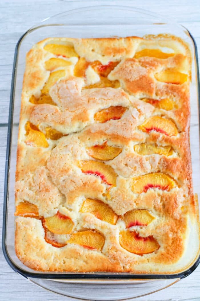 Peach Cake with Fresh Peaches