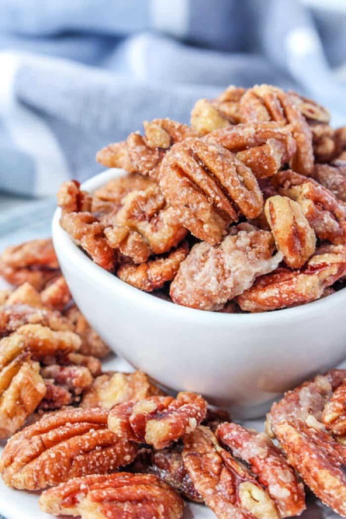 Stove top Candied Pecans