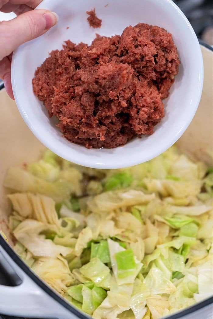 canned Corned Beef and Cabbage