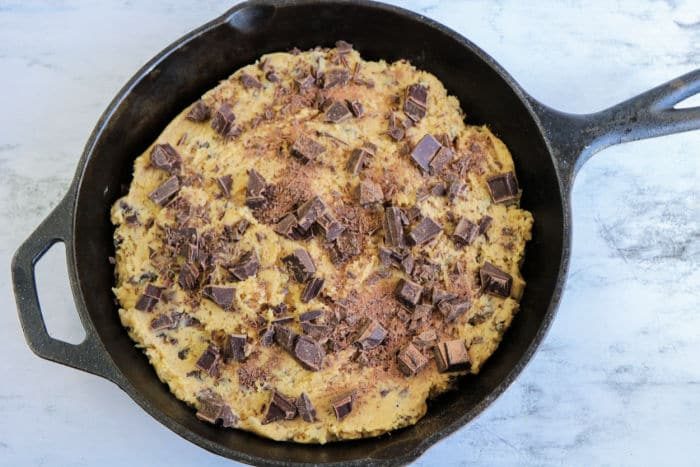 Chocolate Chip Skillet Cookie