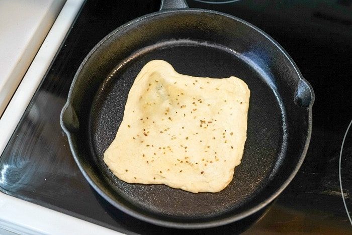 cast iron flour tortillas