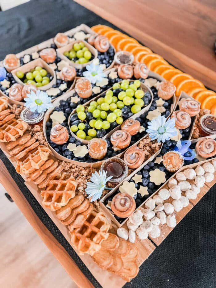 baby shower charcuterie board