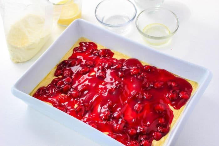Cherry Coffee Cake with Pie Filling