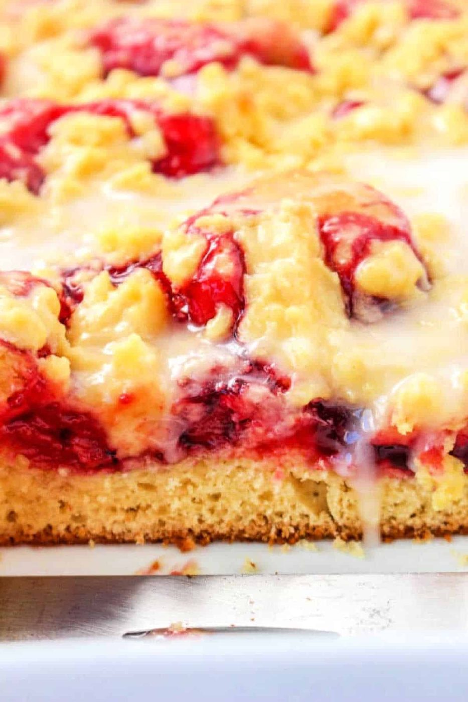 Cake Mix Cherry Coffee Cake