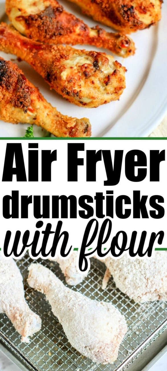 air fryer drumsticks with flour
