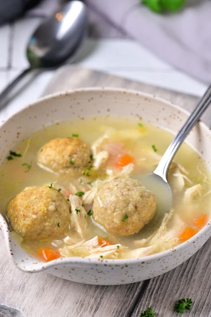 Vegetarian Matzo Ball Soup