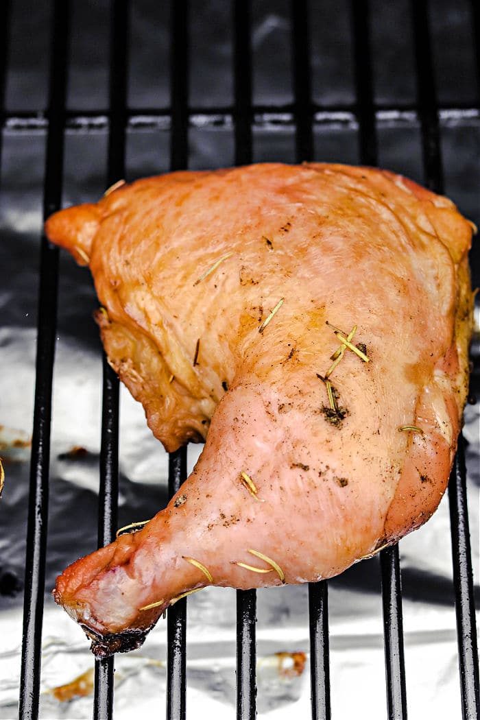 Chicken Quarters Smoked