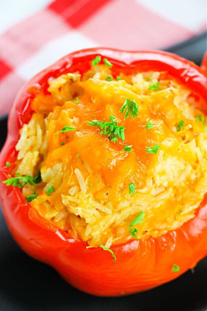 Chicken Stuffed Bell Peppers