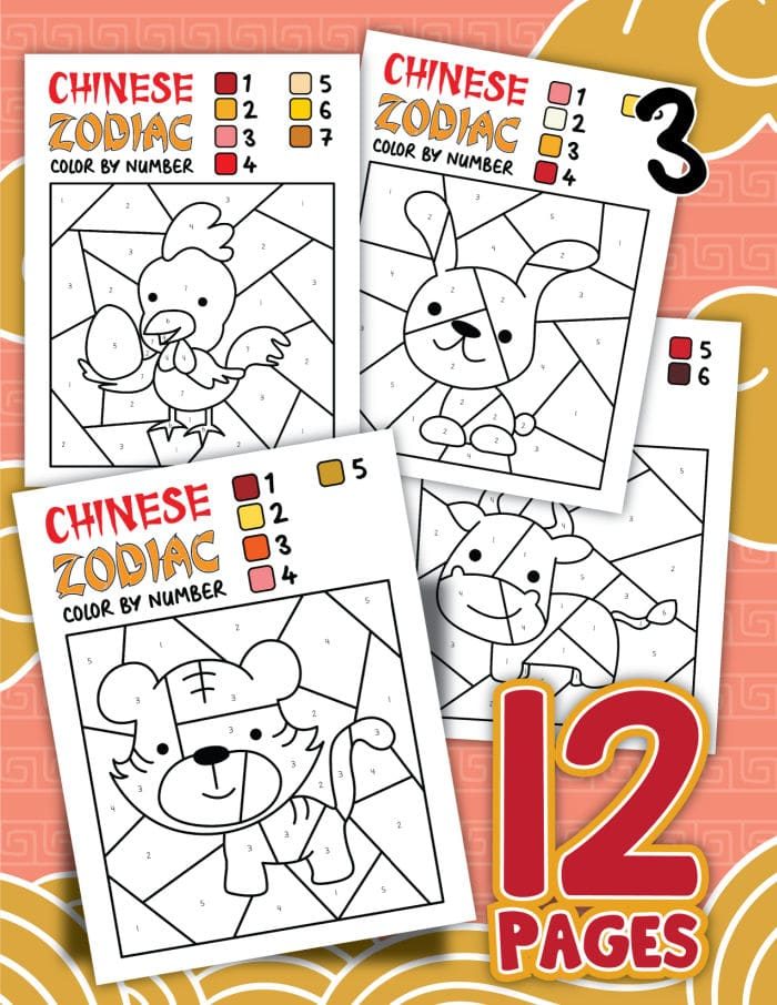 Lunar New Year Color Pages