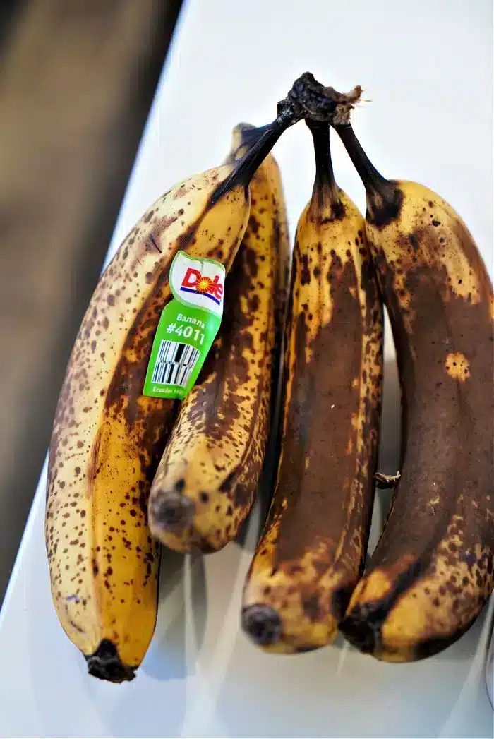 cookies with ripe bananas