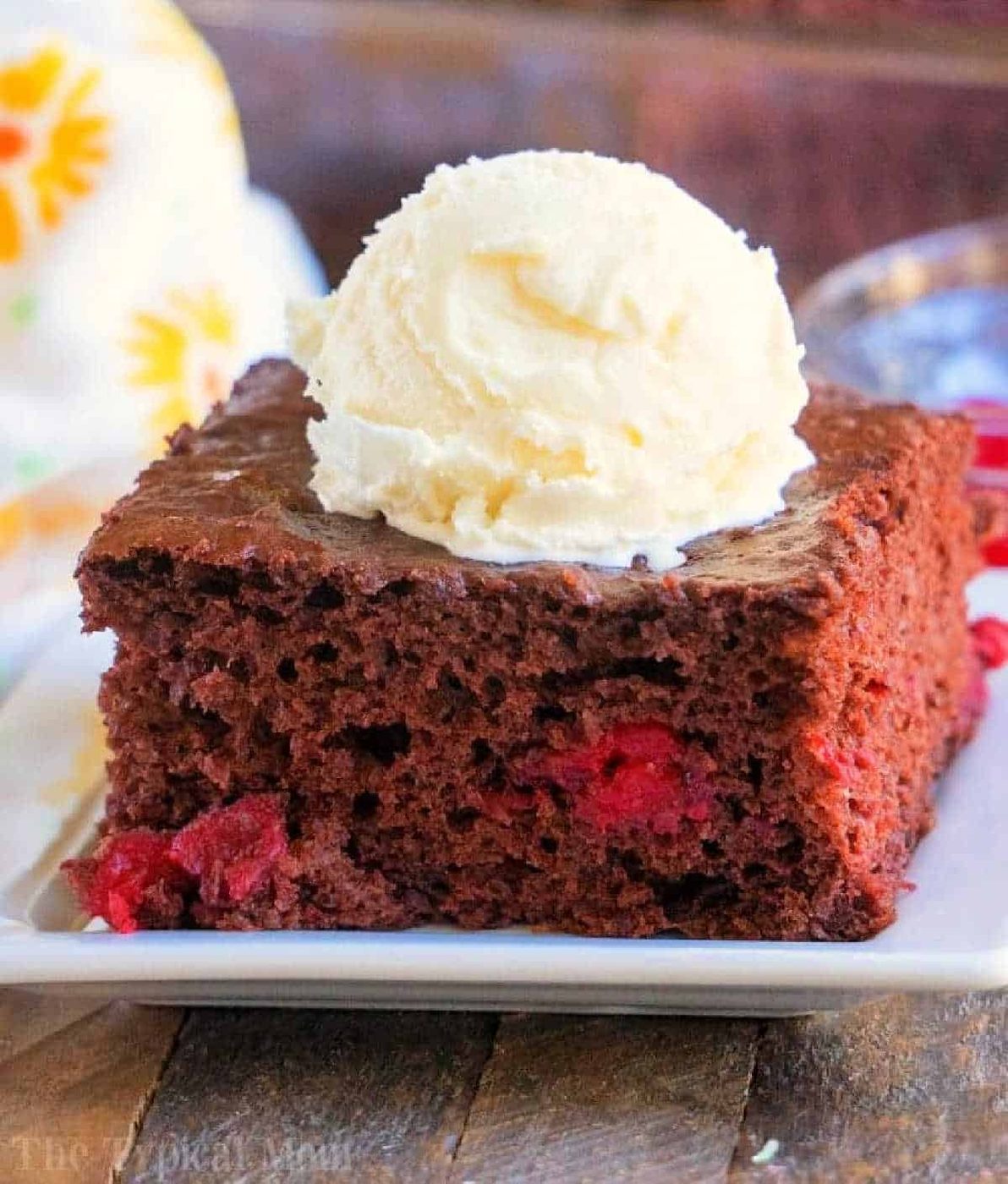 Chocolate Cherry Dump Cake