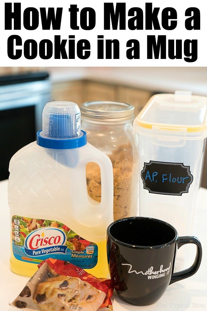 Chocolate Chip Cookie in a Mug