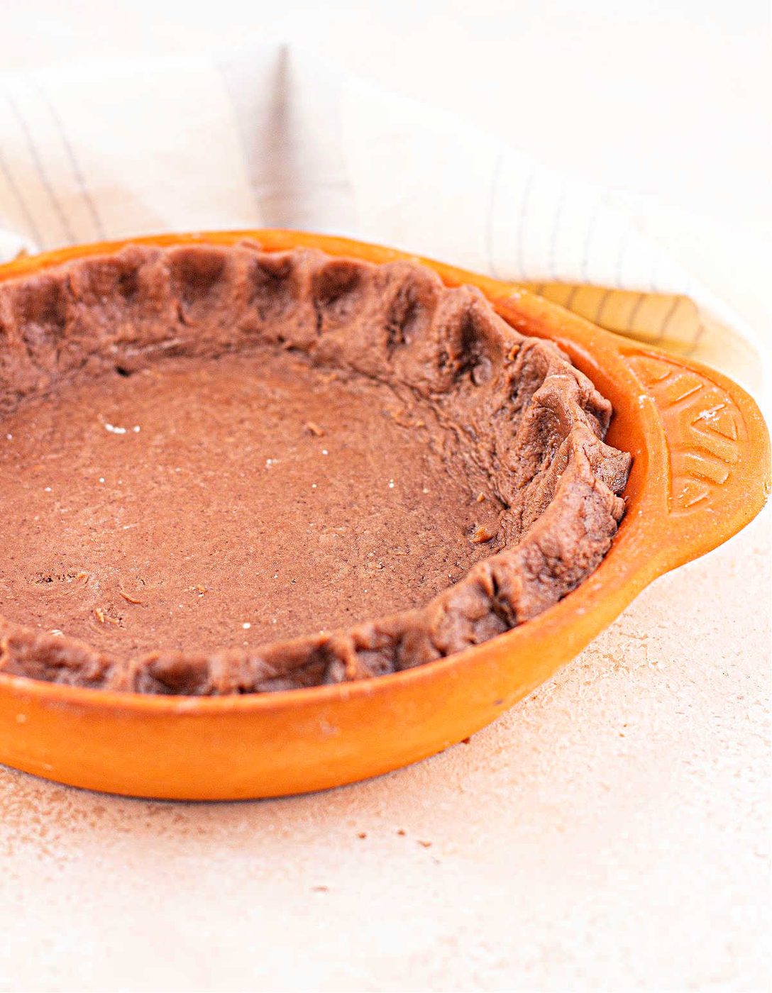 Chocolate Pie Crust and Cocoa Powder