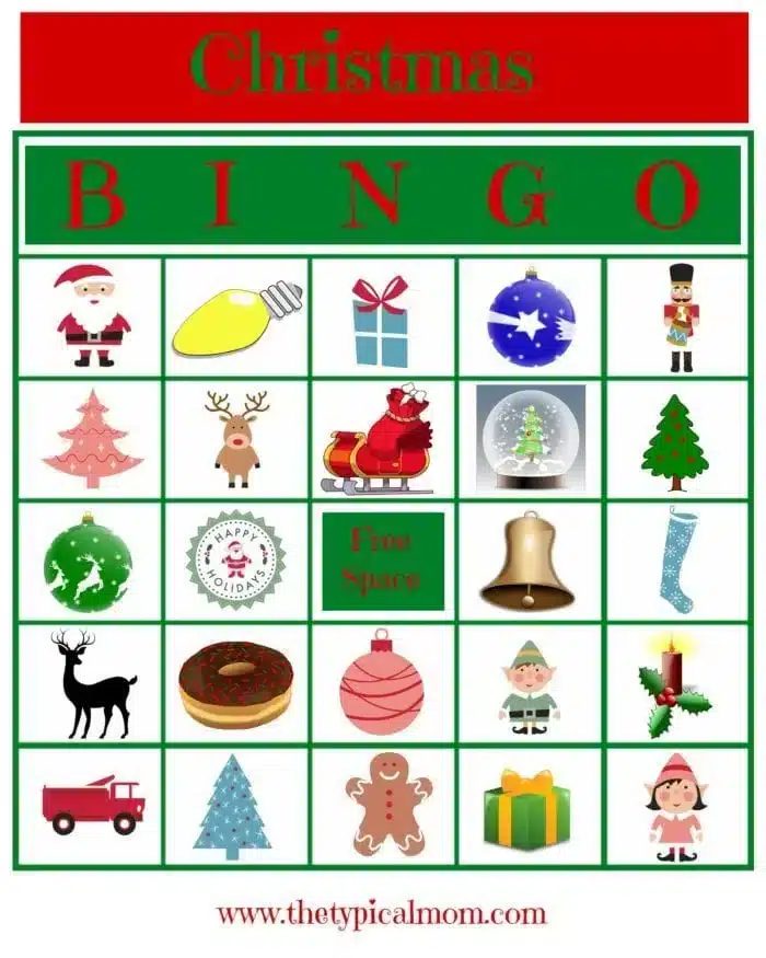 Free Christmas Bingo