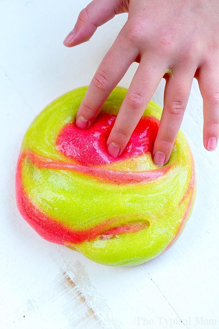 elmers glitter glue slime