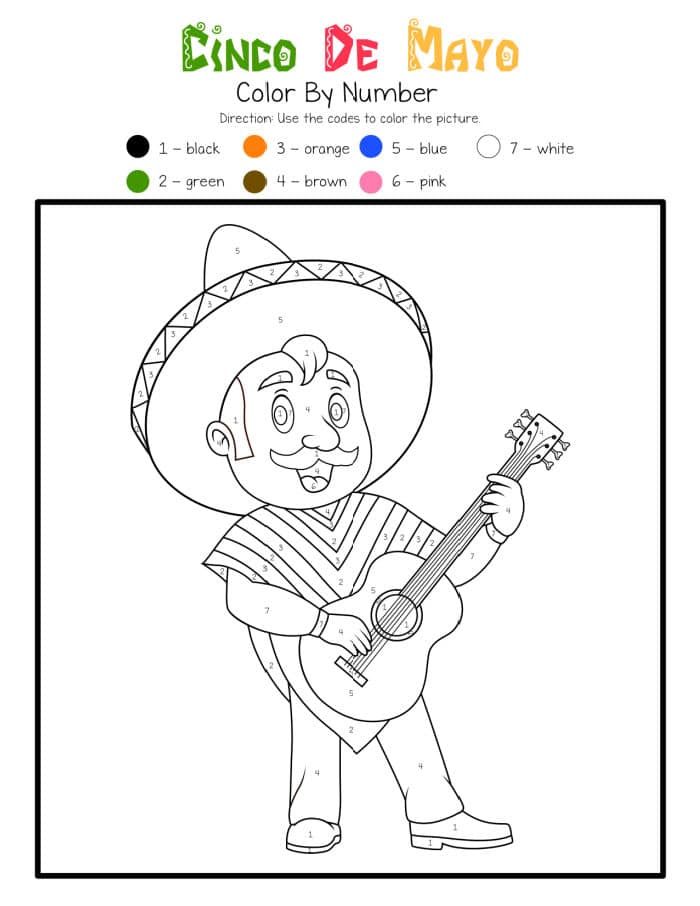 Cinco de Mayo Coloring Pages