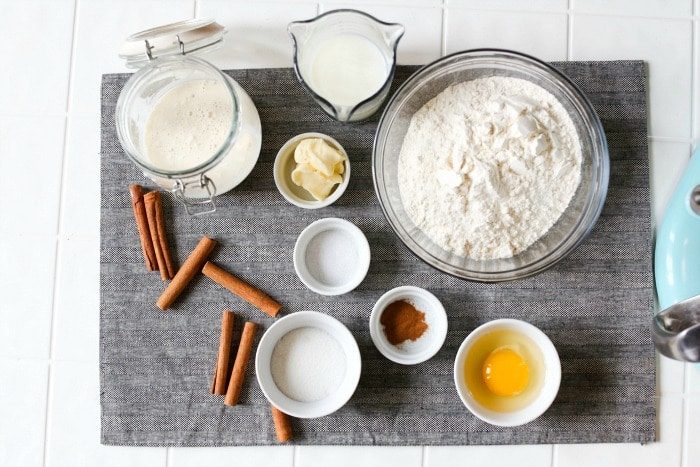 no yeast cinnamon roll ingredients