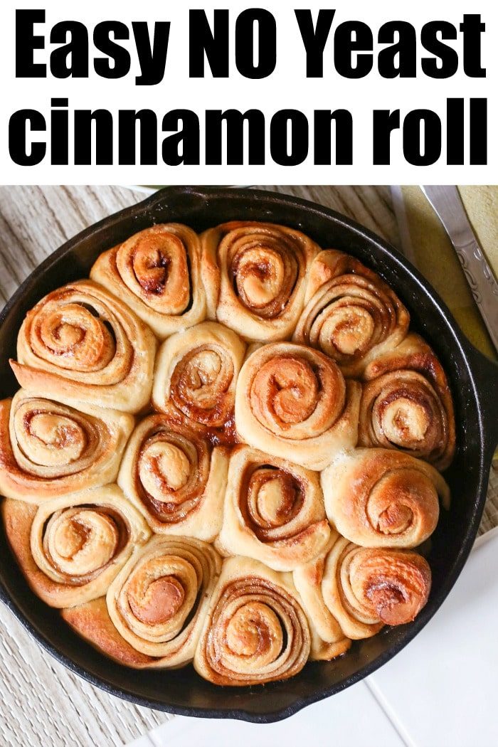 Cinnamon Roll Recipe No Yeast