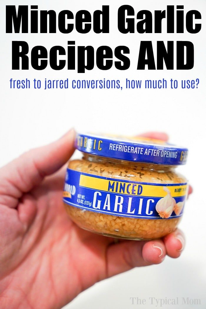 Minced Garlic Jar