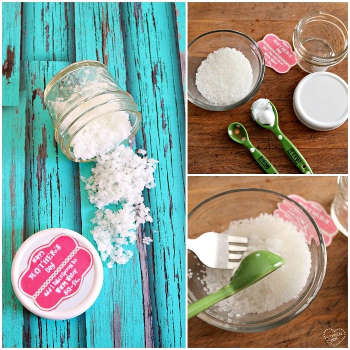Homemade Coconut Foot Scrub