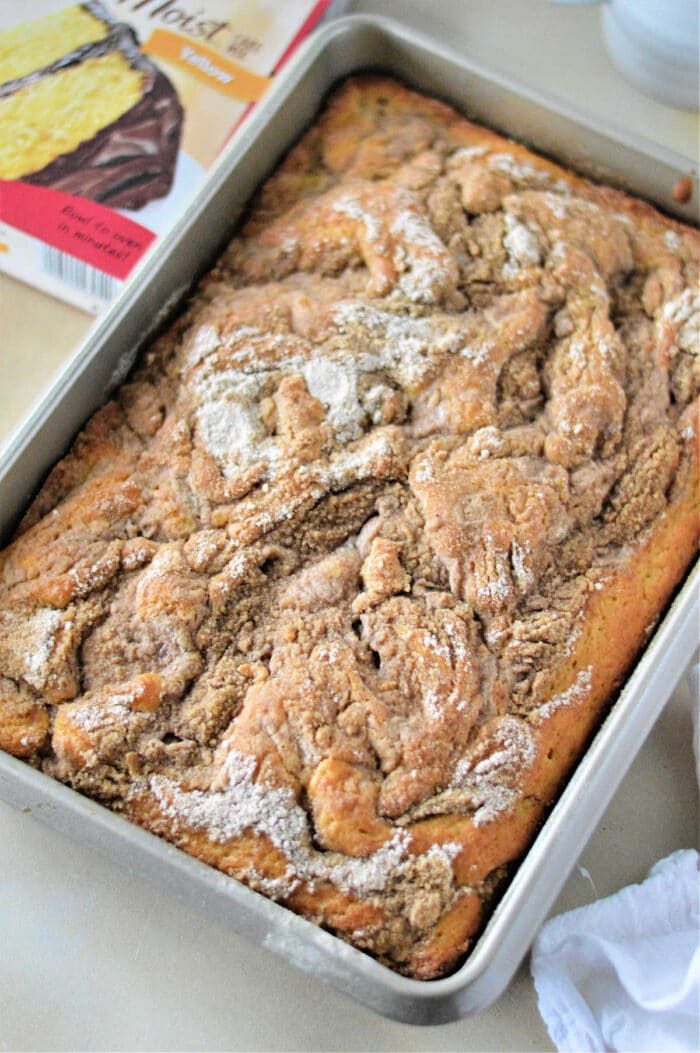 Quick Coffee Cake with Cake Mix