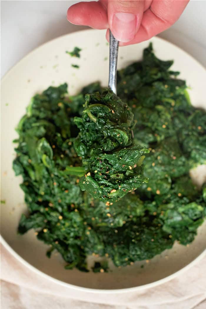 how to cook frozen spinach