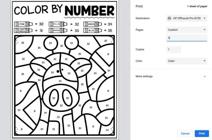 animal coloring pages