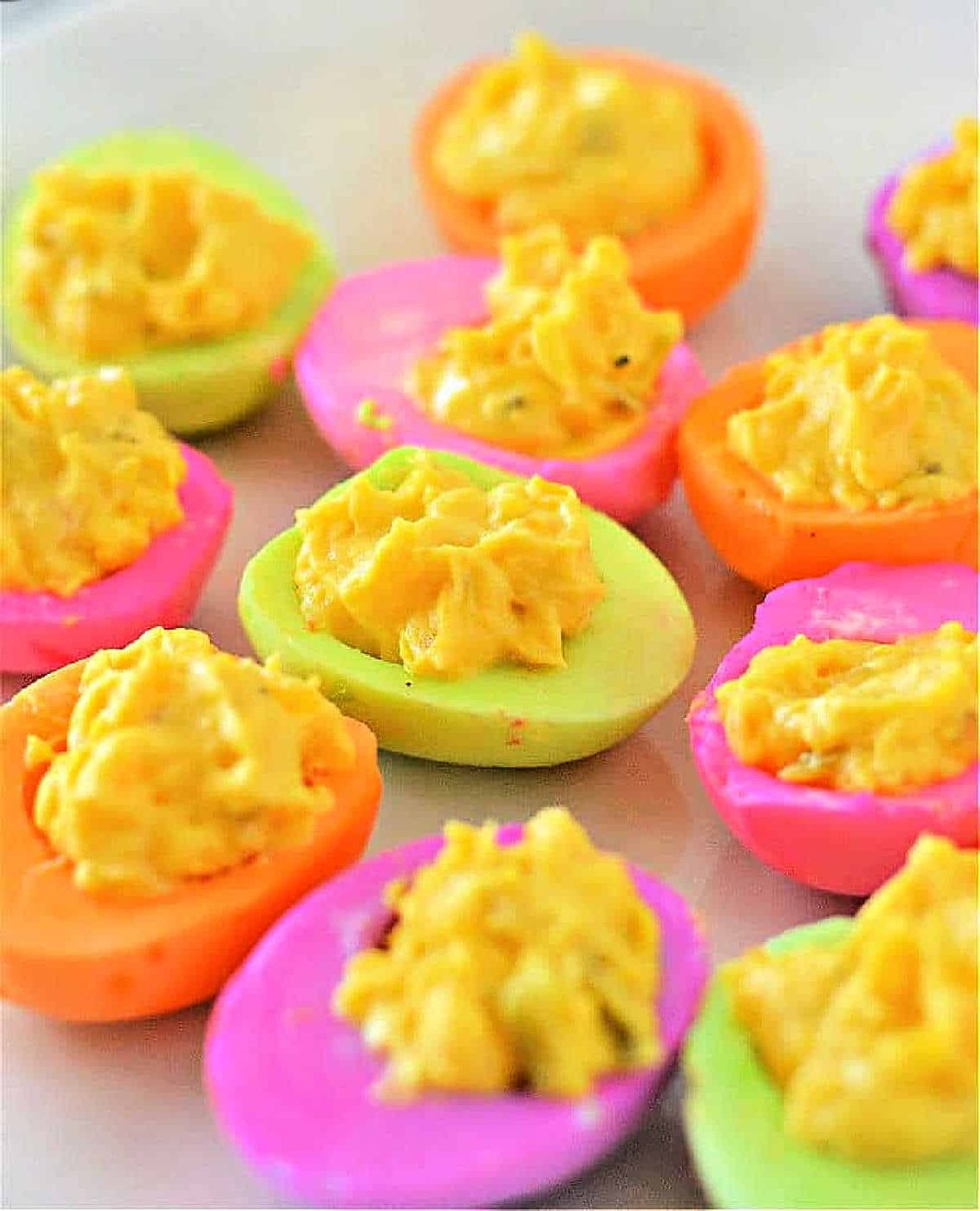 Colored Deviled Eggs