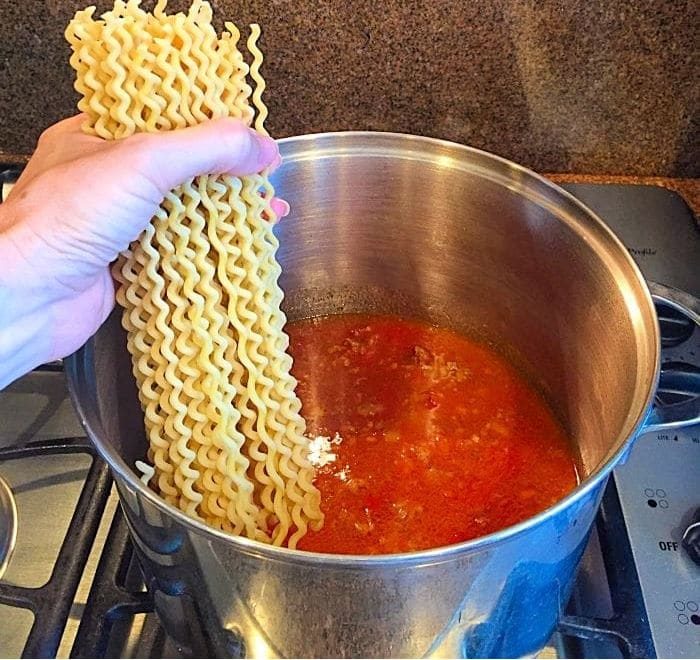 Solid Cook Time for Spaghetti