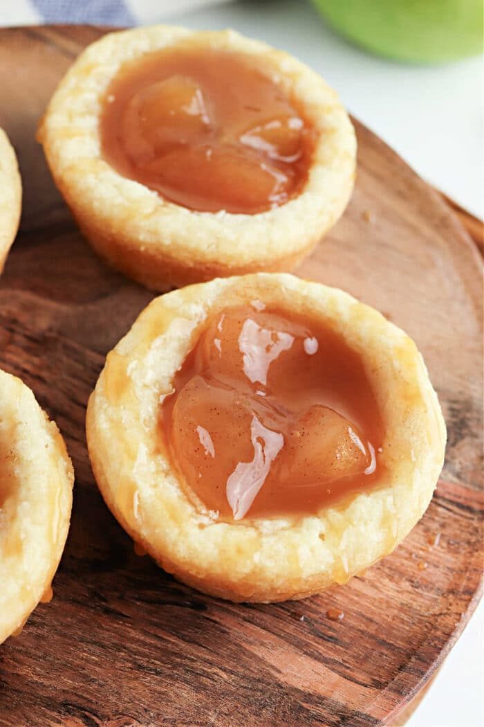 pie filling cookie cups