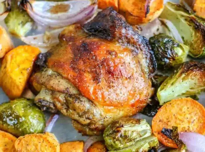 Frozen Chicken Thighs in Oven