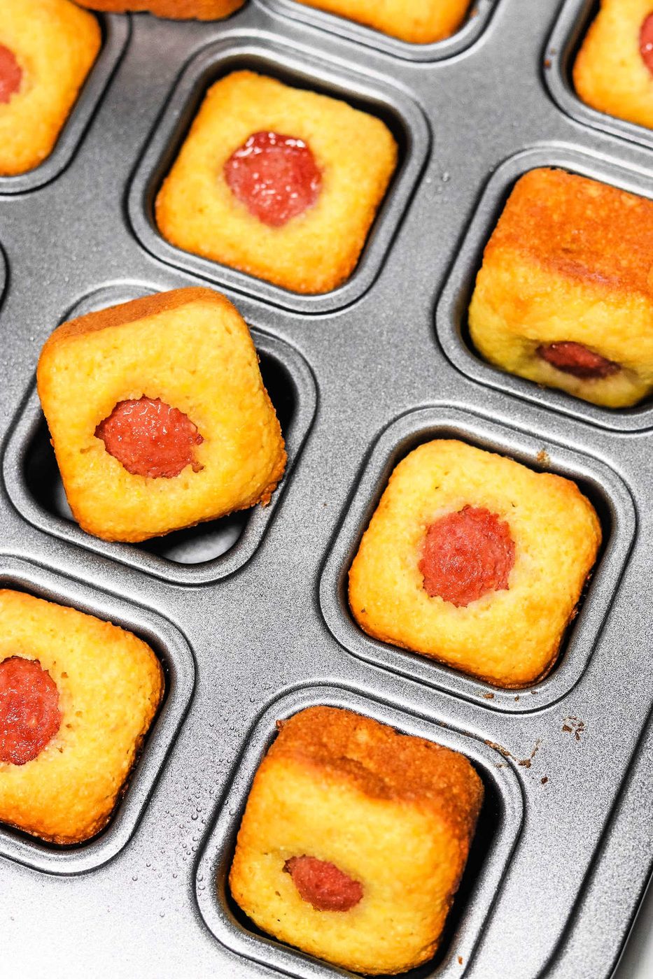 Baked Corn Dog Bites