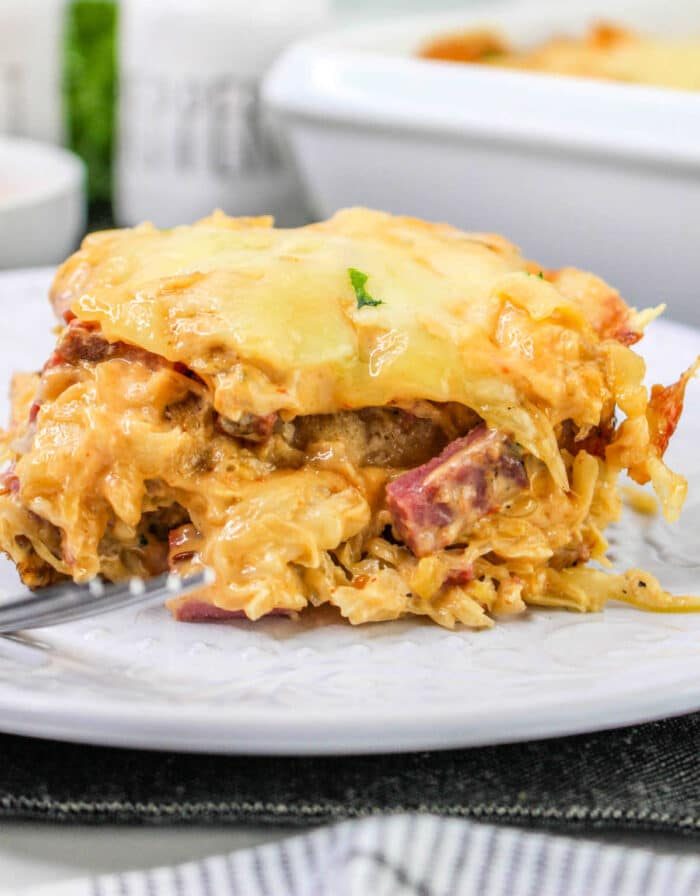 Leftover Corned Beef Casserole