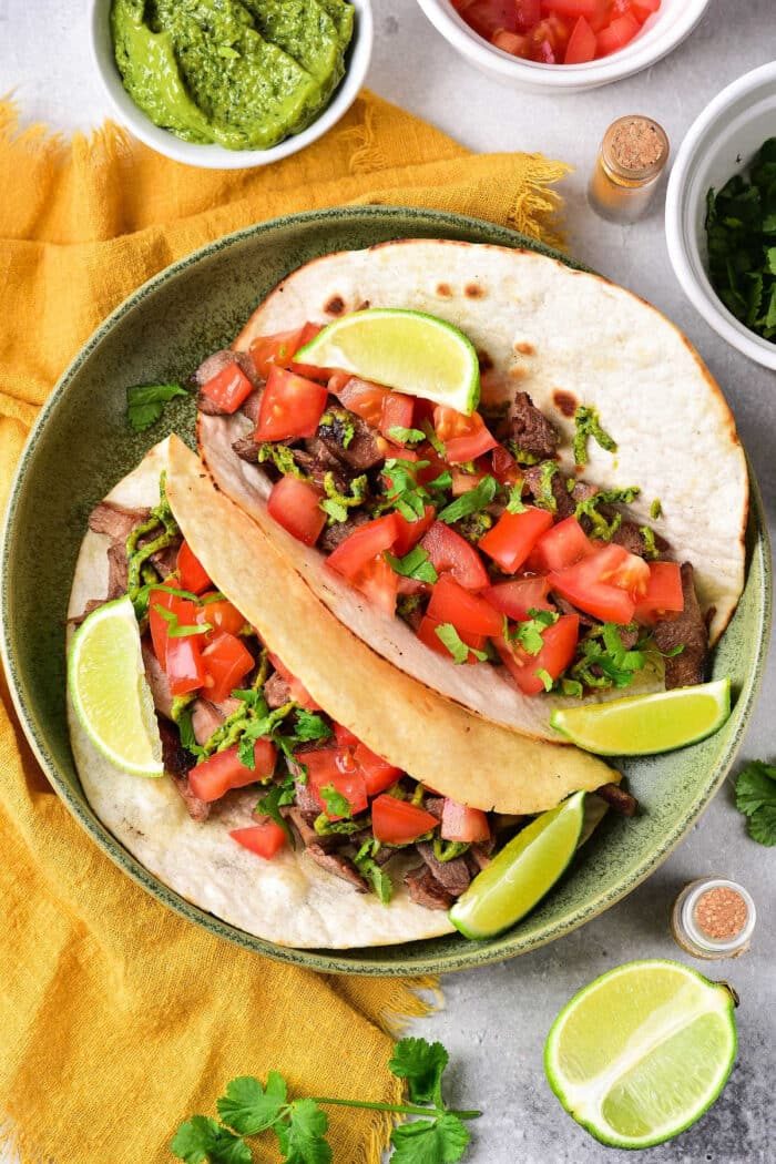 Beef Tongue Tacos