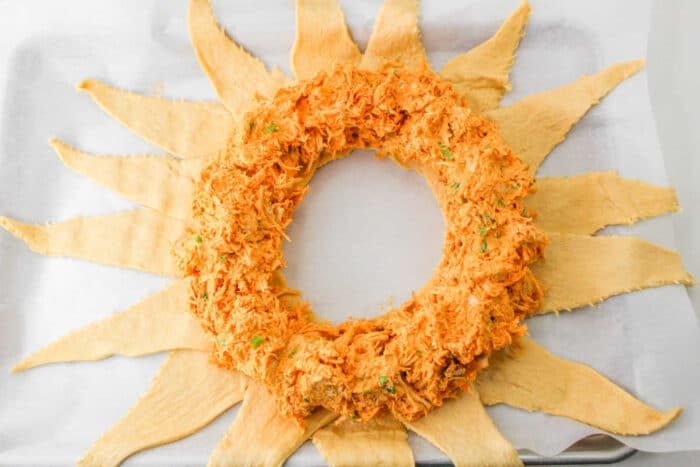 Chicken Crescent Roll Ring
