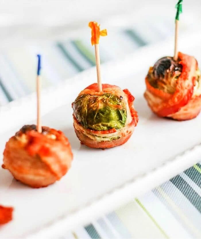 bacon wrapped brussel sprouts