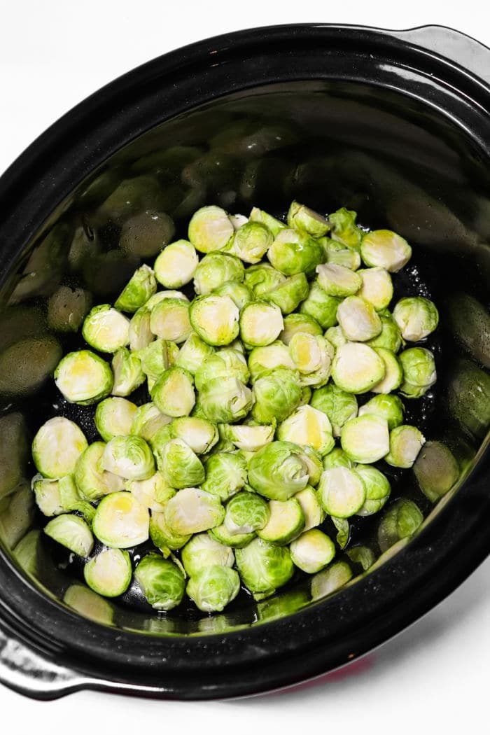 slow cooker brussel sprouts