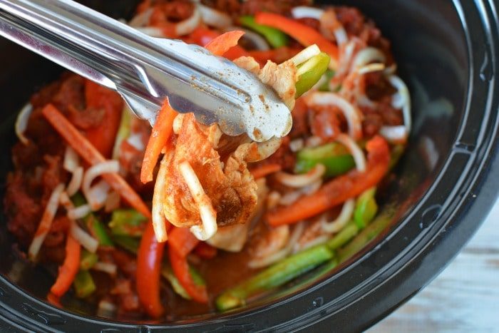 chicken fajitas