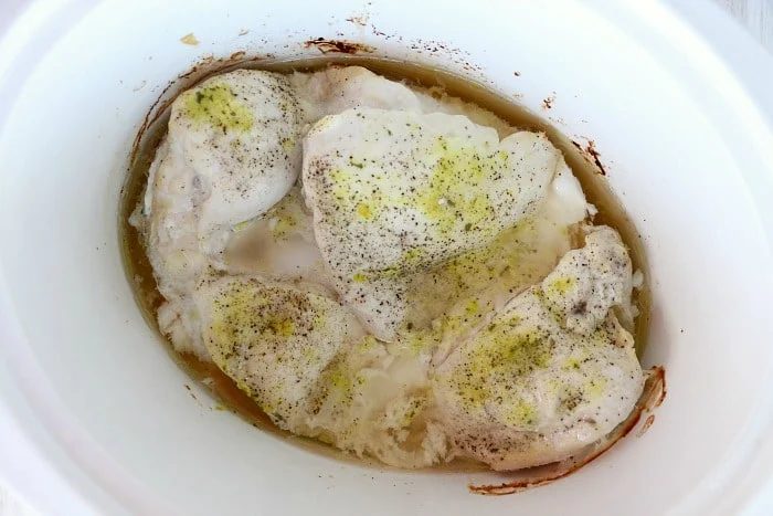 slow cooker frozen chicken