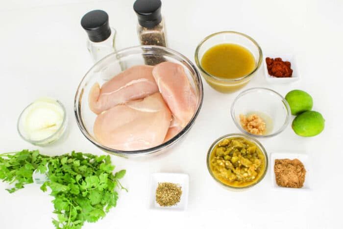 chicken breasts and chiles