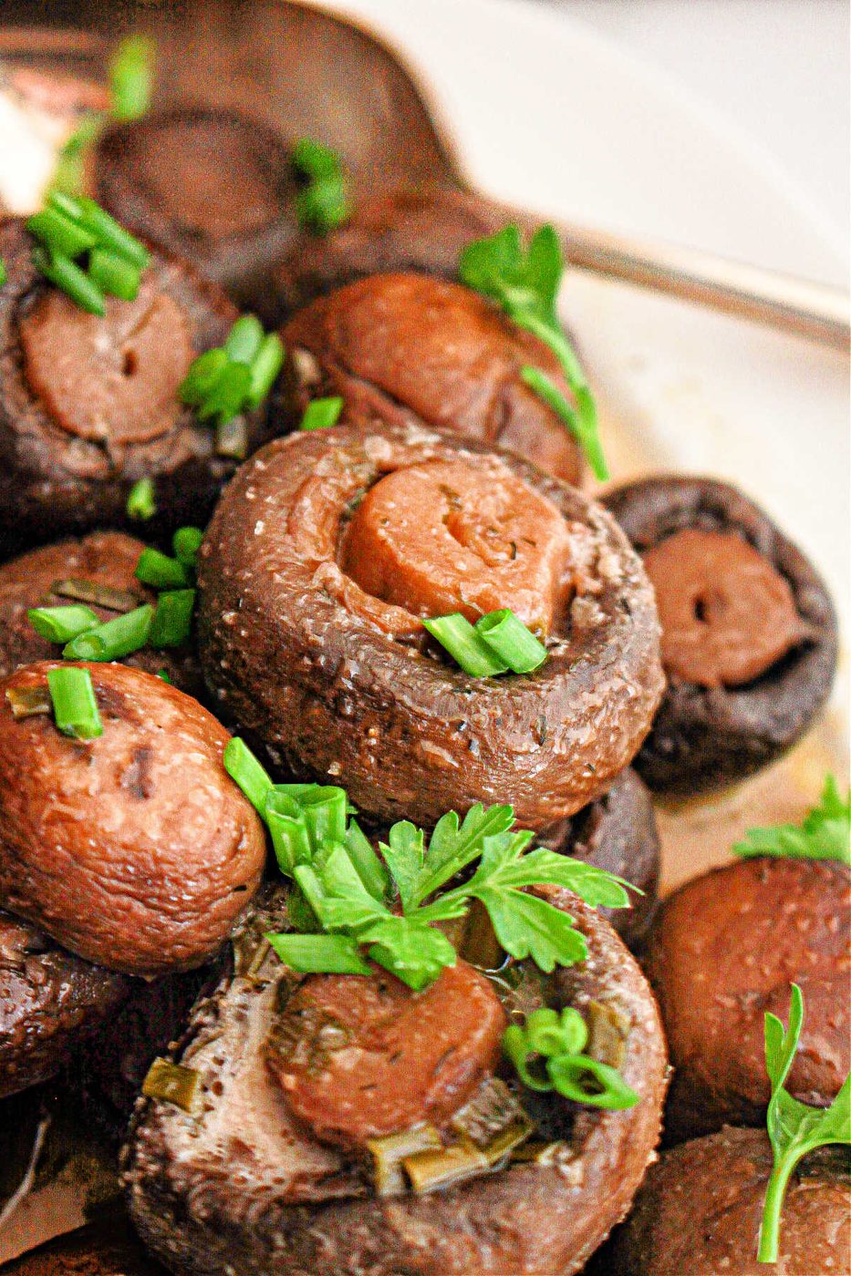 Crockpot Mushrooms