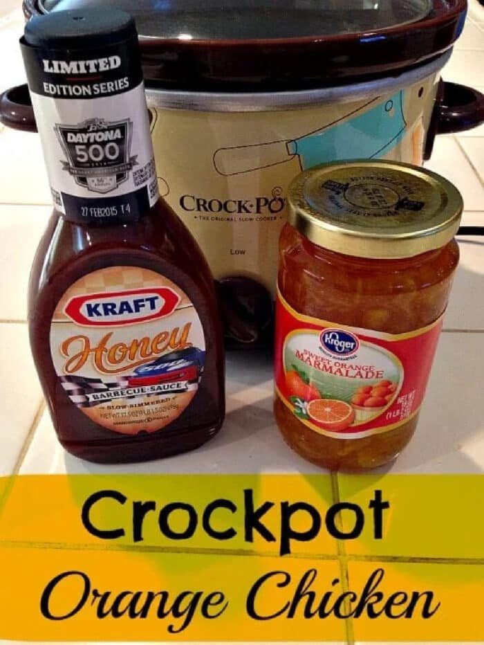 3 Ingredient Crockpot Orange Chicken